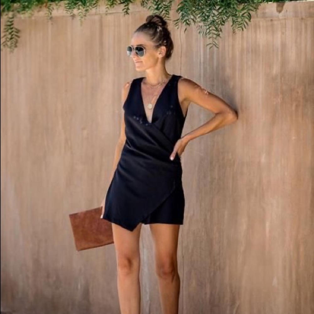 Vici Del Ray Drape Romper